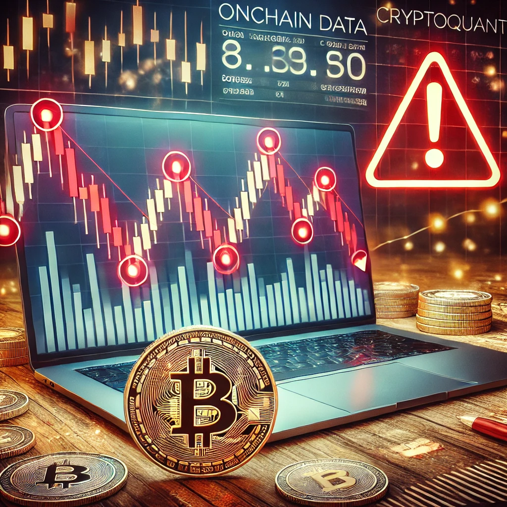Bitcoin price trend with bearish signals and onchain data charts