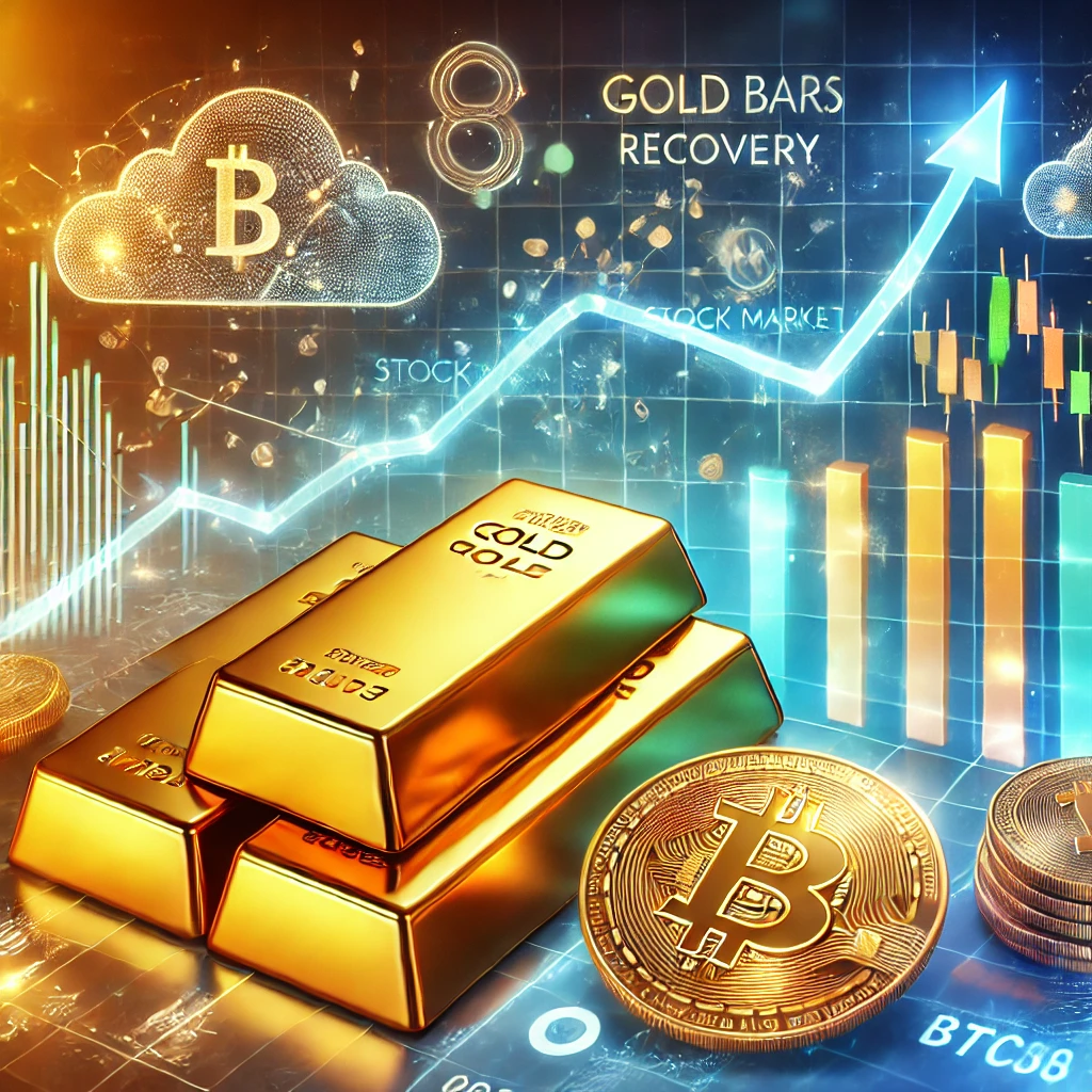 Рост золота и акций, неопределённость Биткоина