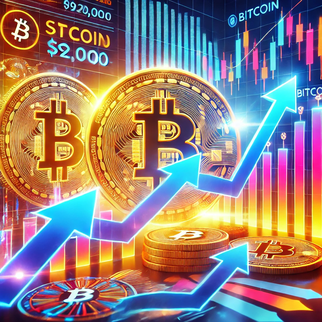 Bitcoin растёт к уровню $92,000