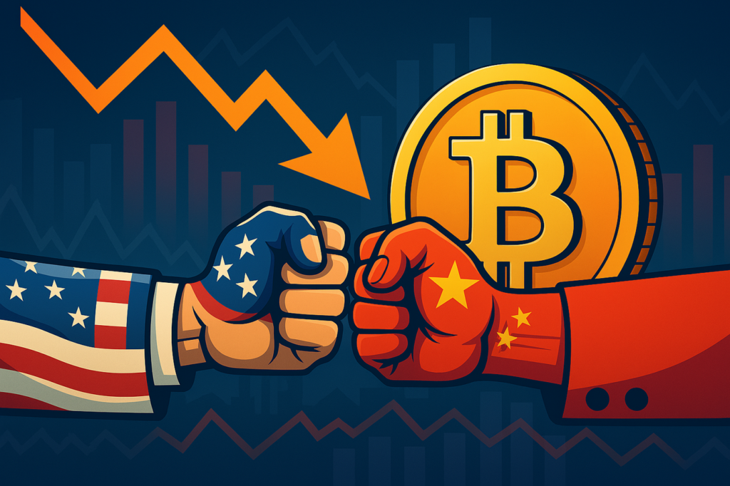 Биткоин на фоне торговой войны США и Китая